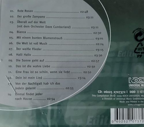 Freddy Breck  -  Die Welt Ist Voll Musik – Bild 2