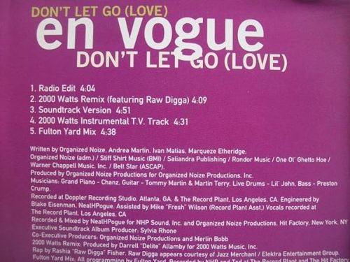 En Vogue – Don't Let Go (Love) – Bild 2