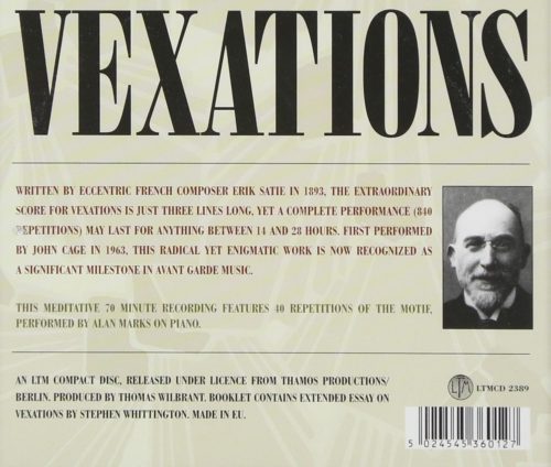 Erik Satie, Alan Marks – Vexations – Bild 2